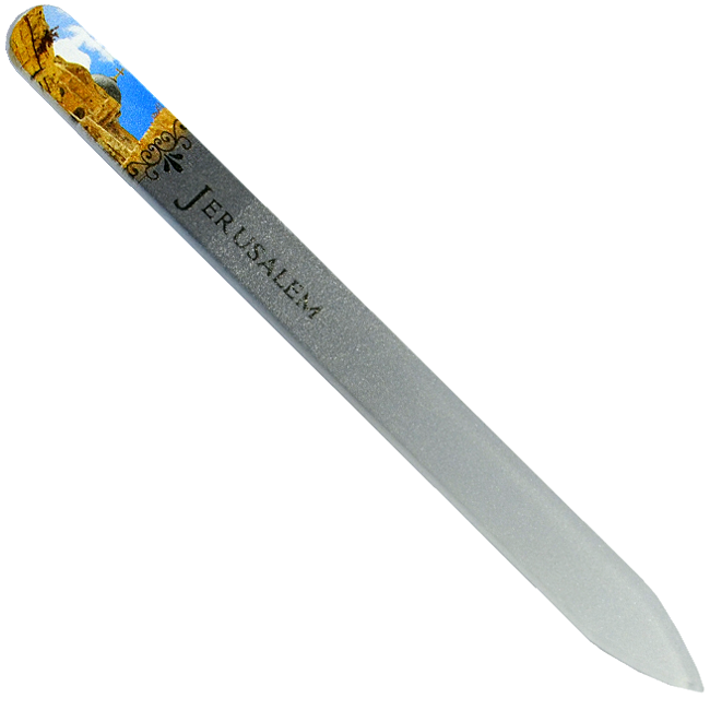 Church of the Holy Sepulchre Crystal Glass Nail File